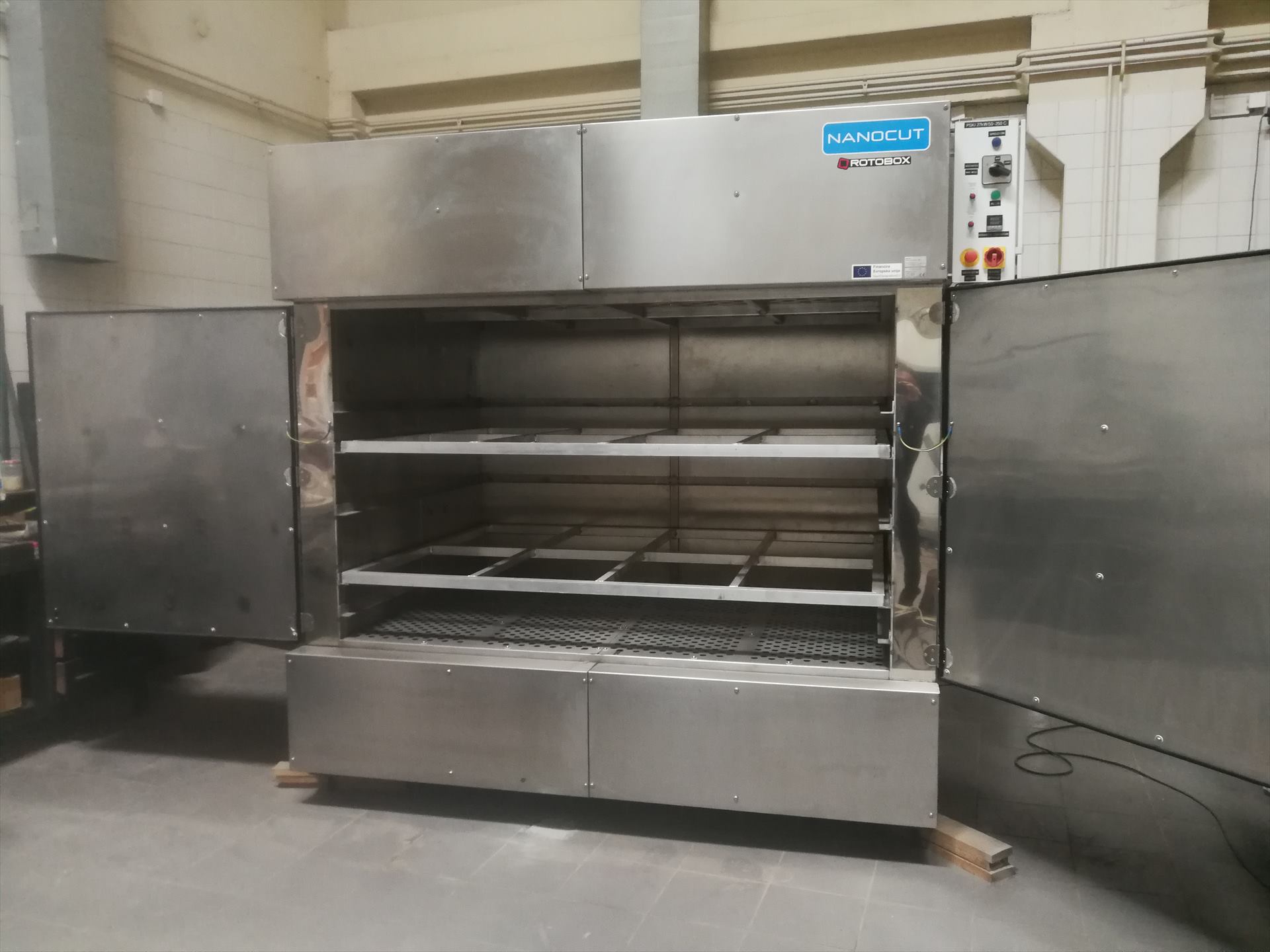 Industrijska peč 21 kW — notranjost